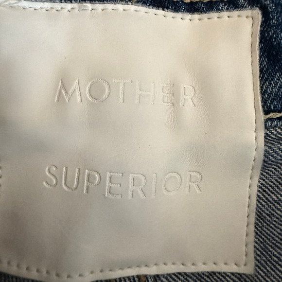 MOTHER The Dazzler Shift Crop Jeans Mid Wash Sin And Suffer Size 29 - Picture 5 of 13